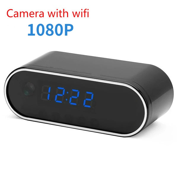 4K 1080P HD Clock Camera Wireless WIFI Camera Micro Cam IR Night View Alarm Camcorder Digital Watch Video Mini DVR Small Cam