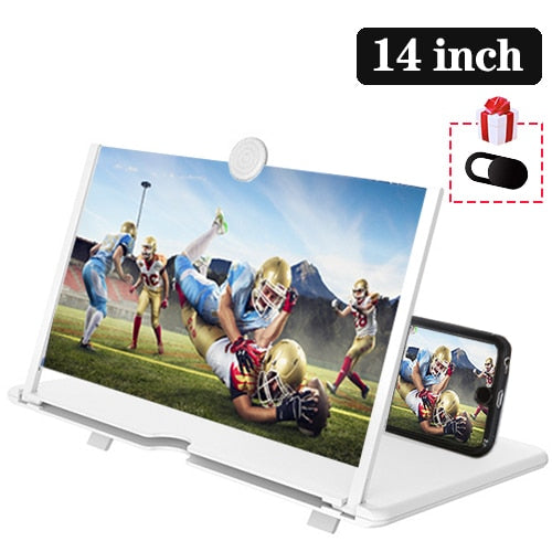 Orsda 14-inch 3d phone screen amplifier HD Eyes Protection Display Video universal Screen Amplifier Support all smart phone