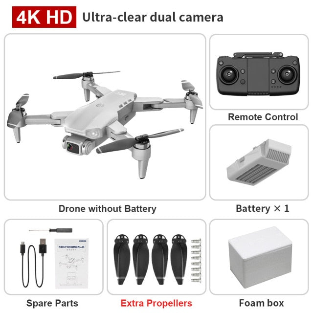 L900PRO GPS Drone 4K Dual HD Camera Professional Aerial Photography Brushless Motor Foldable Quadcopter RC Distance 1200M