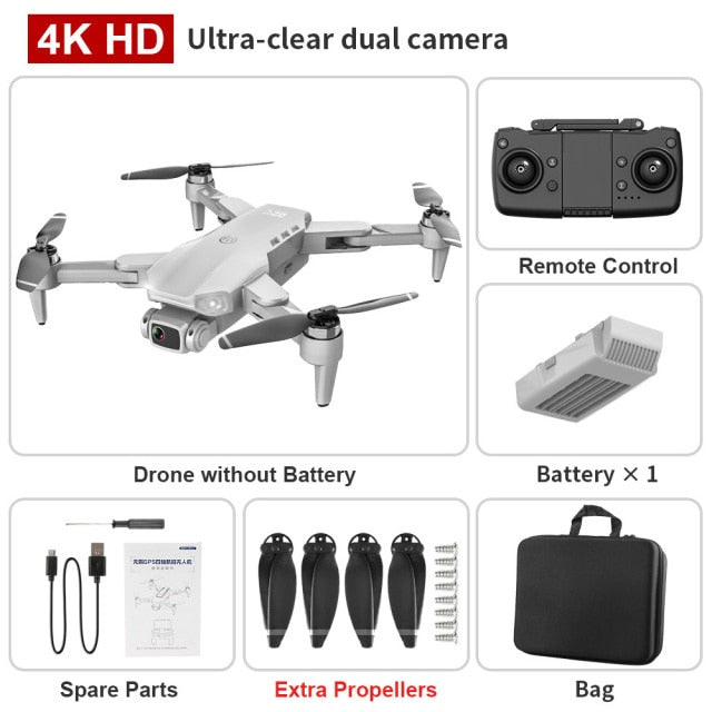 L900PRO GPS Drone 4K Dual HD Camera Professional Aerial Photography Brushless Motor Foldable Quadcopter RC Distance 1200M