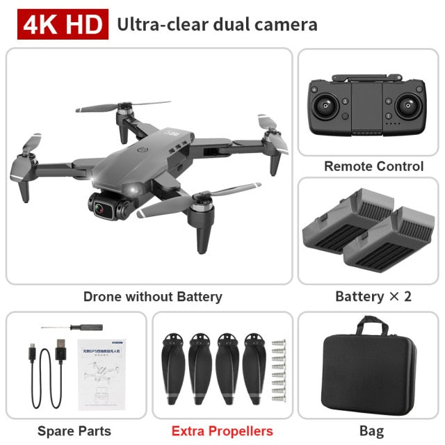 L900PRO GPS Drone 4K Dual HD Camera Professional Aerial Photography Brushless Motor Foldable Quadcopter RC Distance 1200M