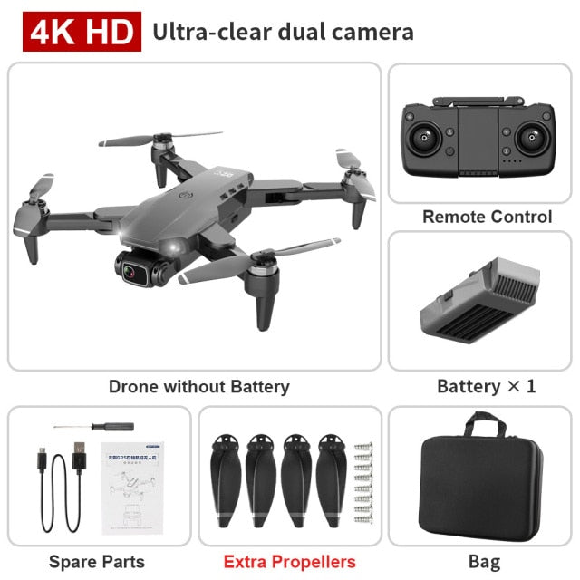 L900PRO GPS Drone 4K Dual HD Camera Professional Aerial Photography Brushless Motor Foldable Quadcopter RC Distance 1200M