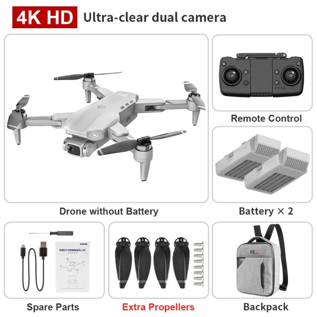 L900PRO GPS Drone 4K Dual HD Camera Professional Aerial Photography Brushless Motor Foldable Quadcopter RC Distance 1200M