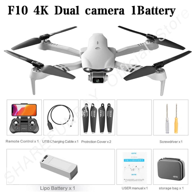 2021 New Drone 4K HD Dual Camera With GPS 5G WIFI Wide Angle FPV Real-Time Transmission Rc Distance 2km Professional Drones Toys