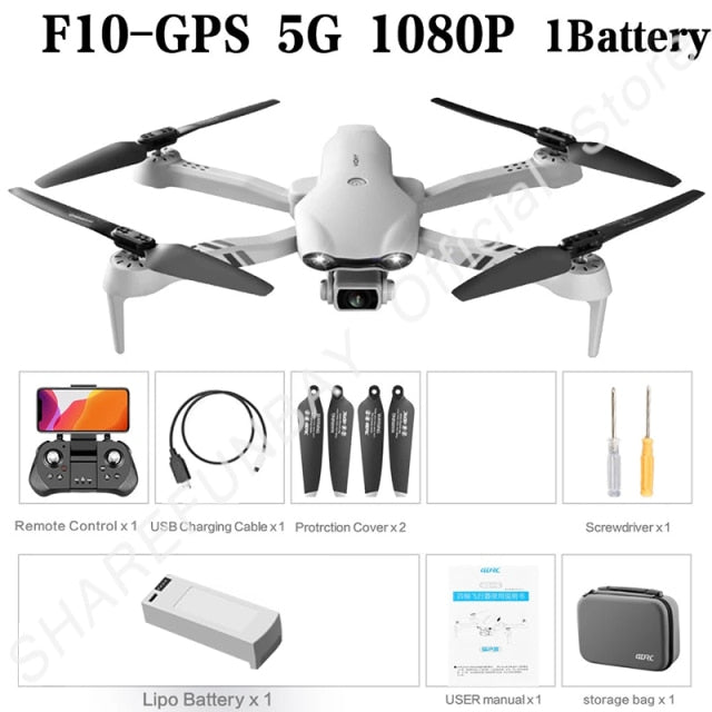 2021 New Drone 4K HD Dual Camera With GPS 5G WIFI Wide Angle FPV Real-Time Transmission Rc Distance 2km Professional Drones Toys