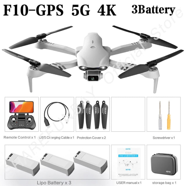 2021 New Drone 4K HD Dual Camera With GPS 5G WIFI Wide Angle FPV Real-Time Transmission Rc Distance 2km Professional Drones Toys