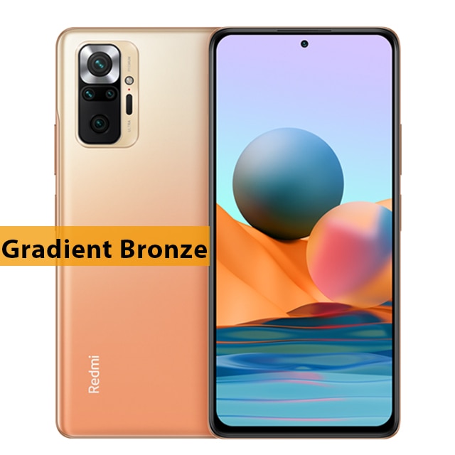 Global Version Xiaomi Redmi Note 10 Pro Smartphone Snapdragon 732G 108MP Quad Camera 120Hz NFC Cellphone 6.67" AMOLED DotDisplay
