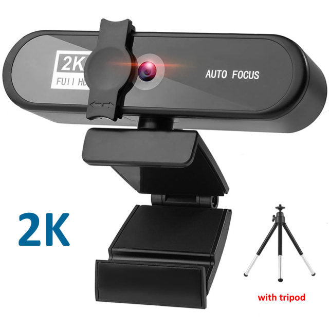 2K 4K Webcam Sailvde Conferentie Pc Webcam With Gift Tripod Autofocus Usb Web Camera Laptop Mini Camera 1080P with Microphone