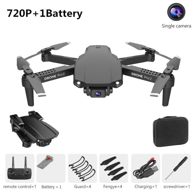 XCZJ E99 Pro2 RC Mini Drone 4K 1080P 720P Dual Camera WIFI FPV Aerial Photography Helicopter Foldable Quadcopter Dron Toys