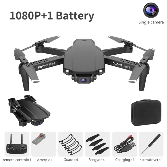 XCZJ E99 Pro2 RC Mini Drone 4K 1080P 720P Dual Camera WIFI FPV Aerial Photography Helicopter Foldable Quadcopter Dron Toys