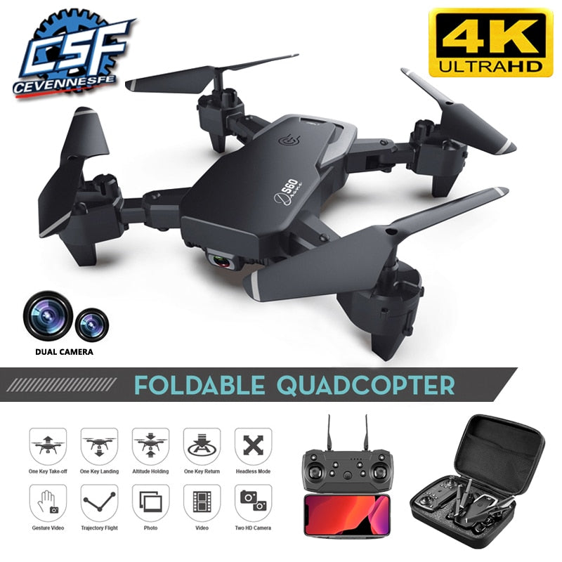 2021 NEW Drone 4k profession HD Wide Angle Camera 1080P WiFi Fpv Drone Dual Camera Height Keep Drones Camera Helicopter Toys