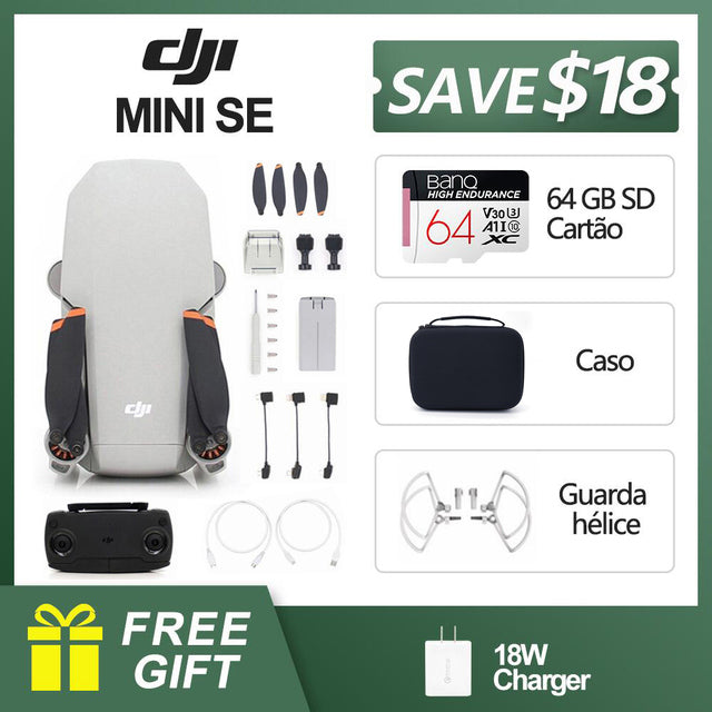 DJI Mini SE FCC Version 2.7K Camera Drone 4KM HD Video Transmission RC Helicopter GPS Quadcopter Original Mavic Series Drone