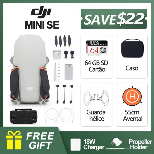 DJI Mini SE FCC Version 2.7K Camera Drone 4KM HD Video Transmission RC Helicopter GPS Quadcopter Original Mavic Series Drone