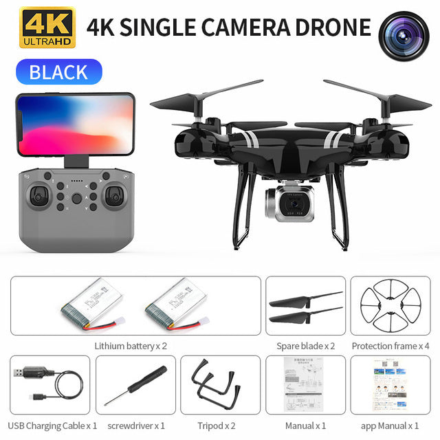 Drone KY101 MAX 4K Dron WIFI RC Quadcopter With HD Camera Altitude Hold FPV Helicopter One Key Return Professional Drones