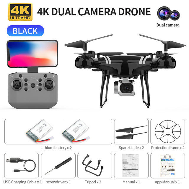 Drone KY101 MAX 4K Dron WIFI RC Quadcopter With HD Camera Altitude Hold FPV Helicopter One Key Return Professional Drones