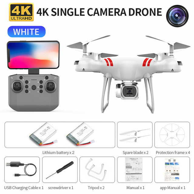 Drone KY101 MAX 4K Dron WIFI RC Quadcopter With HD Camera Altitude Hold FPV Helicopter One Key Return Professional Drones