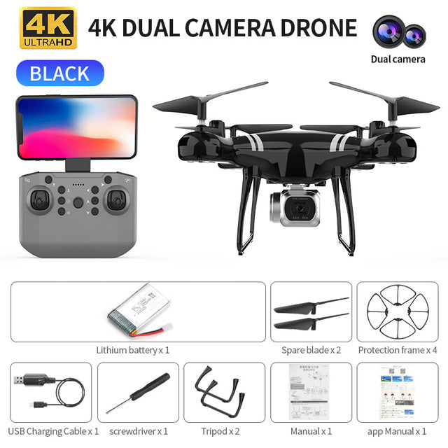 Drone KY101 MAX 4K Dron WIFI RC Quadcopter With HD Camera Altitude Hold FPV Helicopter One Key Return Professional Drones