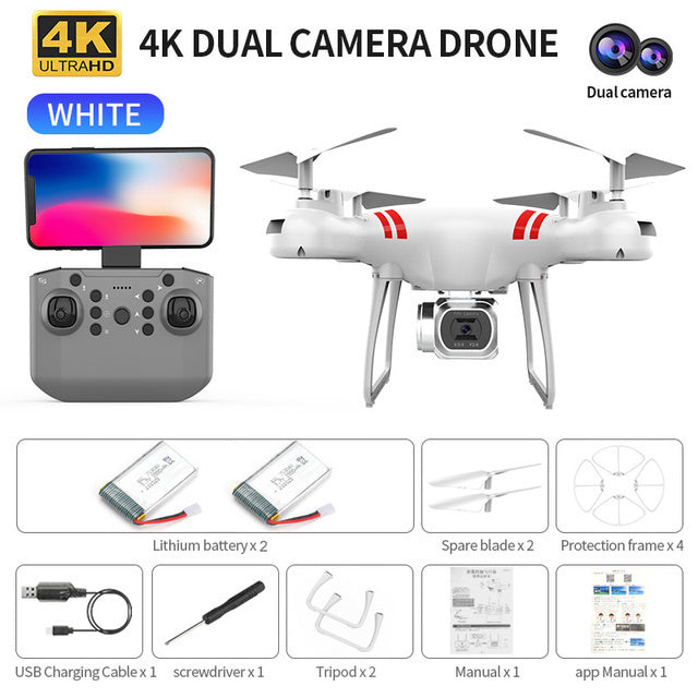 Drone KY101 MAX 4K Dron WIFI RC Quadcopter With HD Camera Altitude Hold FPV Helicopter One Key Return Professional Drones