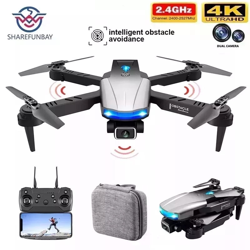 New S85 Pro Rc Mini Drone 4k Profesional HD Dual Camera Fpv Drones With infrared obstacle avoidance Rc Helicopter Quadcopter Toy