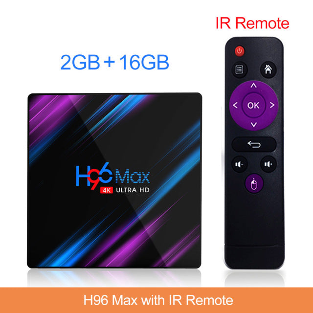 H96 MAX RK3318 Smart TV Box Android 11 4G 64GB 32G 4K Youtube Wifi BT Media player H96MAX TVBOX Android10 Set top box 2GB16GB