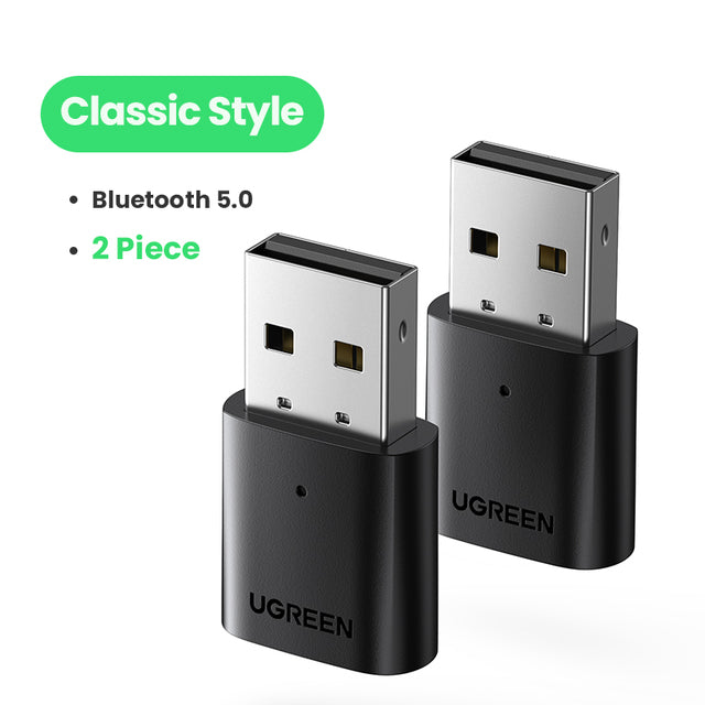 UGREEN USB Bluetooth 5.0 Dongle Adapter 4.0 for PC Speaker Wireless Mouse Music Audio Receiver Transmitter aptx Bluetooth 5.0