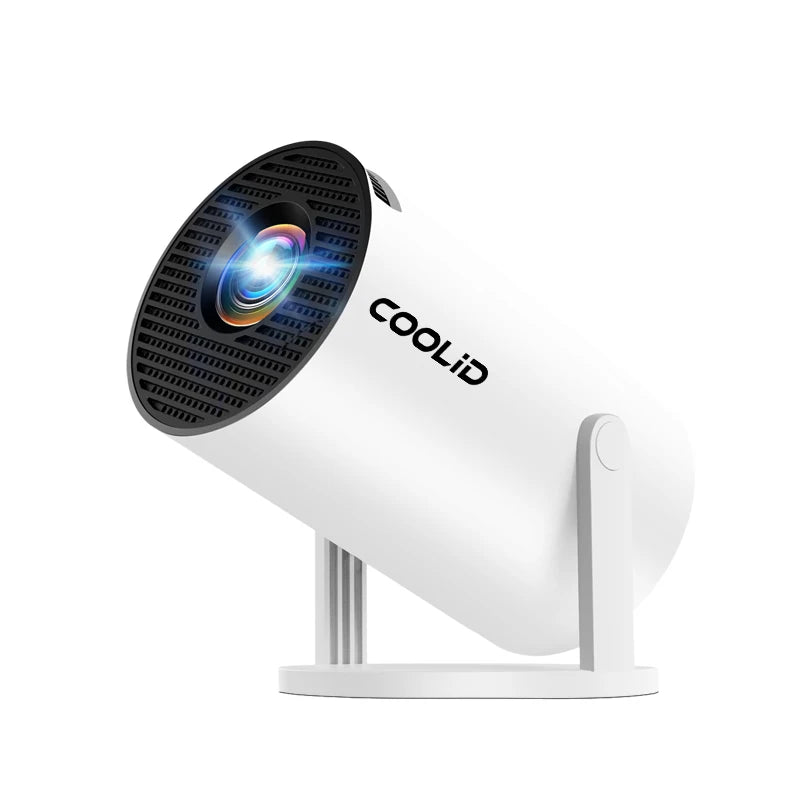 COOLID Mini Projector, Support 4K 1080P Portable Video Projector with Bidirectional WIFI6 BT5.4, Compatible with HDMI/USB/Phone
