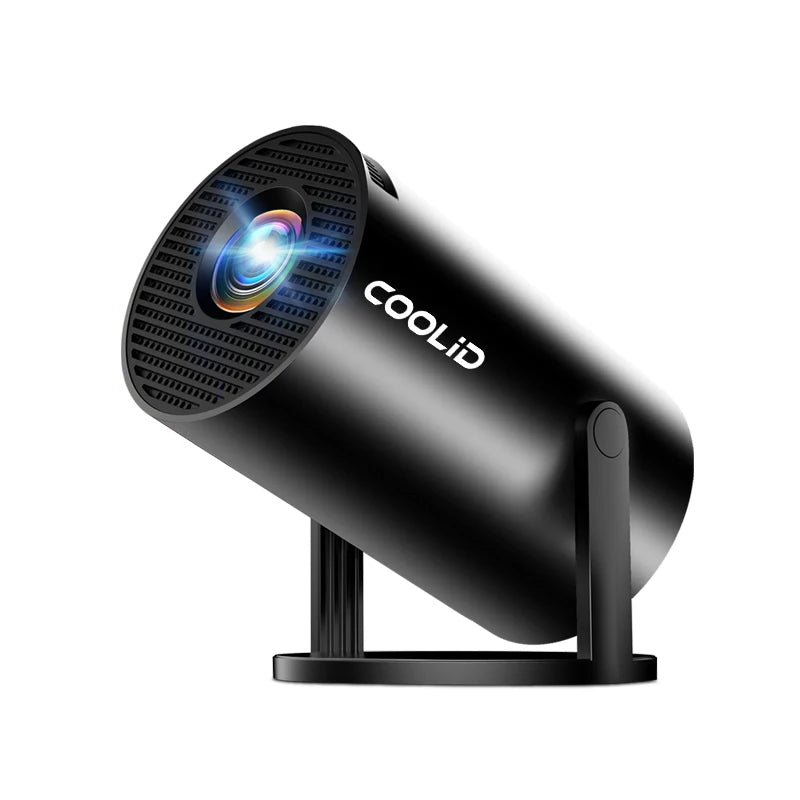 COOLID Mini Projector, Support 4K 1080P Portable Video Projector with Bidirectional WIFI6 BT5.4, Compatible with HDMI/USB/Phone