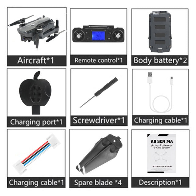K20 GPS Profissional Drone with 4K HD Camera ESC 5G WiFi FPV Brushless Control Distance 2000m RC Helicopter Quadrocopter Toys F8