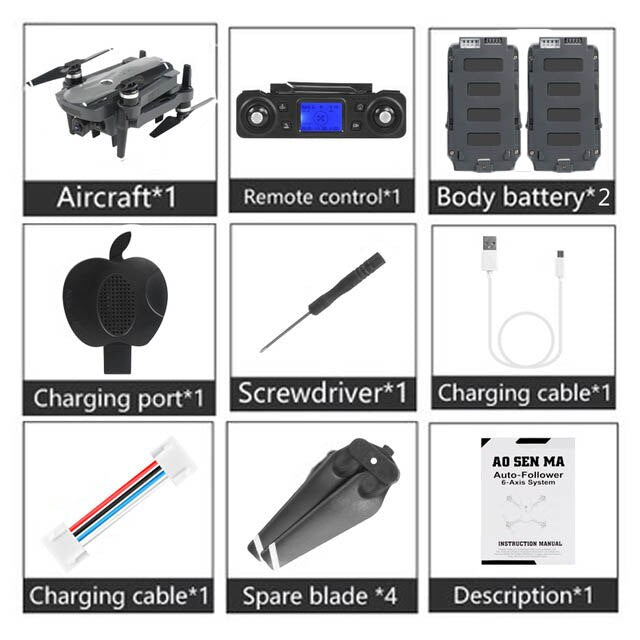 K20 GPS Profissional Drone with 4K HD Camera ESC 5G WiFi FPV Brushless Control Distance 2000m RC Helicopter Quadrocopter Toys F8