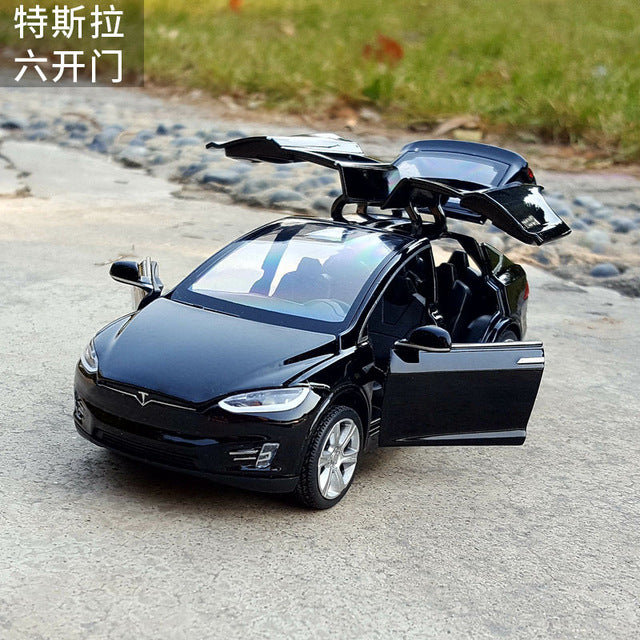 New 1:32 Tesla MODEL X Alloy Car Model Diecasts & Toy Vehicles Toy Cars Free Shipping Kid Toys For Children Gifts Boy Toy