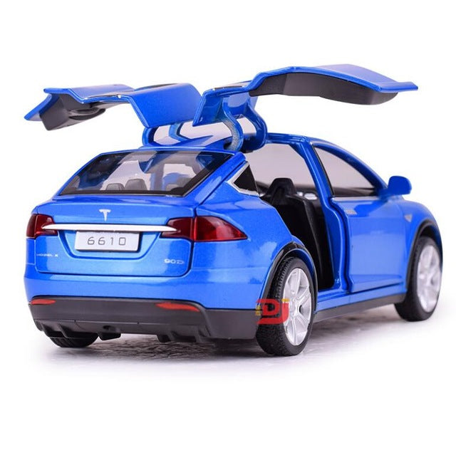 New 1:32 Tesla MODEL X Alloy Car Model Diecasts & Toy Vehicles Toy Cars Free Shipping Kid Toys For Children Gifts Boy Toy