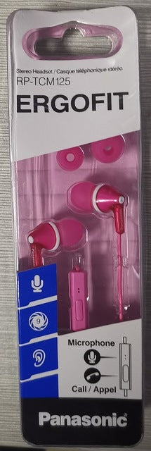 Original Panasonic RP-TCM125 In-Ear Earbuds Headsets Music Earphones 3.5mm Universal for Samsung Xiaomi huawei mobile phone