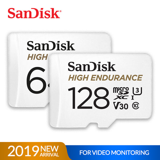 SanDisk Memory Card High Endurance micro SD Card C10 V30 U3 4K 32GB 64GB 128GB 256GB TF Cards for Dash Cam Home Video Monitoring