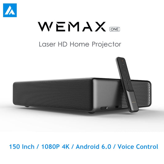 Original  WEMAX ONE PRO Laser Projector 7000 Lumens 150'' 1080P FHD 4K Android 6.0 BT4.0 2.4/5GHz WiFi Home Theater