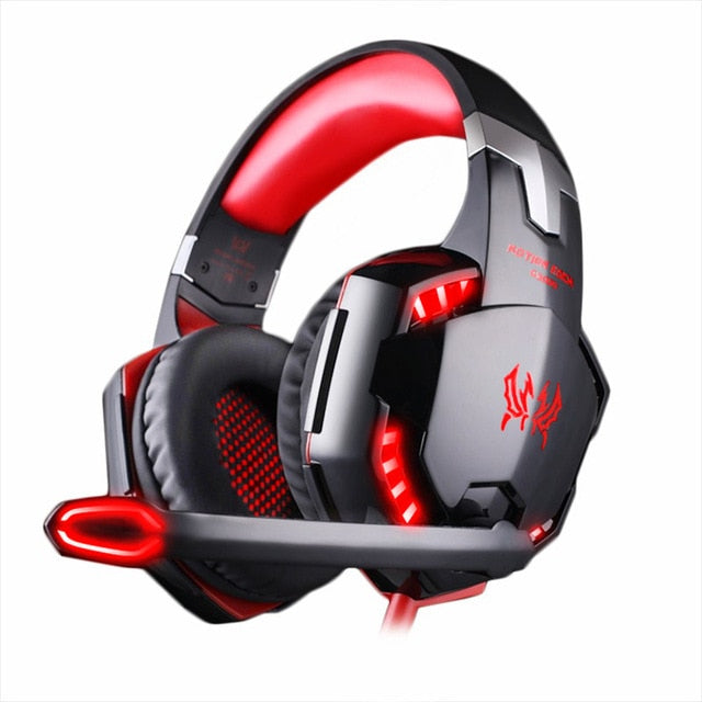 KOTION EACH PS4 Gaming Headset Deep bass Stereo Casque Wired Game Earphones Gaming Headphones with Microphone for PS4 PC Laptop