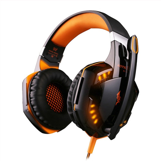 KOTION EACH PS4 Gaming Headset Deep bass Stereo Casque Wired Game Earphones Gaming Headphones with Microphone for PS4 PC Laptop