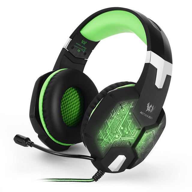 KOTION EACH PS4 Gaming Headset Deep bass Stereo Casque Wired Game Earphones Gaming Headphones with Microphone for PS4 PC Laptop