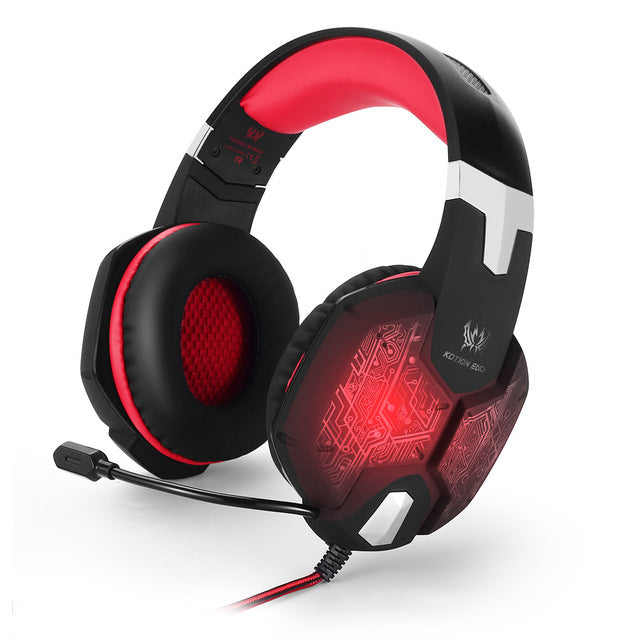 KOTION EACH PS4 Gaming Headset Deep bass Stereo Casque Wired Game Earphones Gaming Headphones with Microphone for PS4 PC Laptop