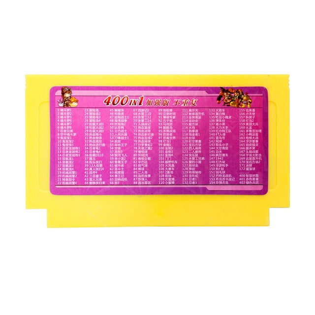 500 in 1 game cartridge Video Games Memory Cards 180 400 in 1 8 Bit 60 Pins Console For Nintend  game classic FC game cards 8in1