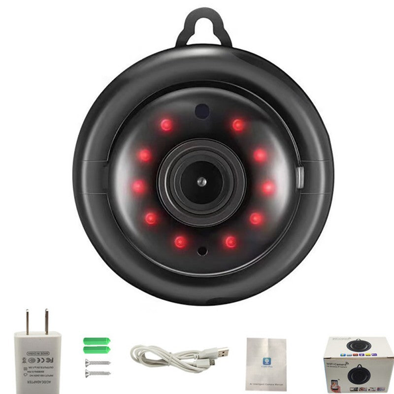 V380 Mini Wifi Camera 1080p IP Camera Wireless CCTV Infrared Night Vision Motion Detection 2-Way Audio Home Security Camcorders