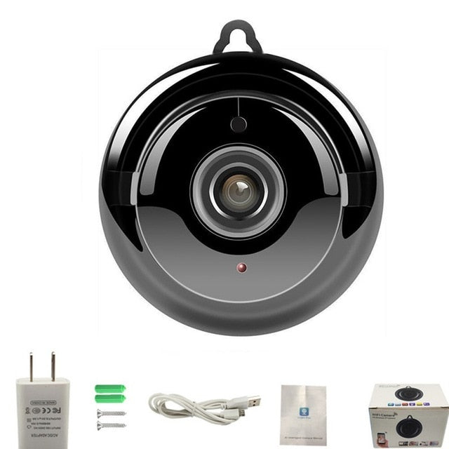 V380 Mini Wifi Camera 1080p IP Camera Wireless CCTV Infrared Night Vision Motion Detection 2-Way Audio Home Security Camcorders