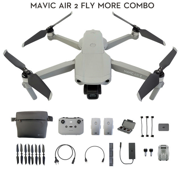 DJI Mavic Air 2 /Mavic Air 2 fly more combo drone with 4k camera 34-min Flight Time 10km 1080p Video Transmission Newest