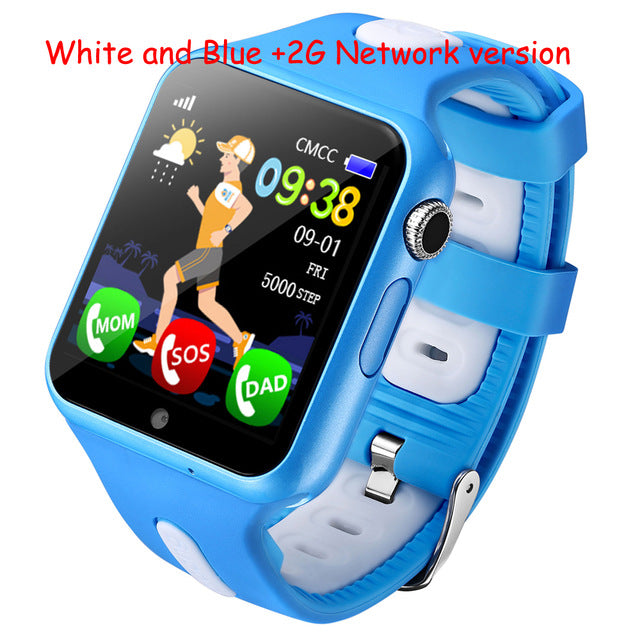 Smart GPS Wifi Location Student Kids Phone Watch Android System Clock App Install Bluetooth Remote Camera Smartwatch 4G SIM Card
