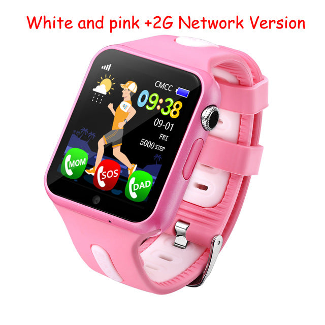 Smart GPS Wifi Location Student Kids Phone Watch Android System Clock App Install Bluetooth Remote Camera Smartwatch 4G SIM Card