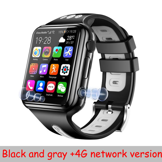 Smart GPS Wifi Location Student Kids Phone Watch Android System Clock App Install Bluetooth Remote Camera Smartwatch 4G SIM Card