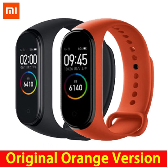 Global Version Xiaomi Mi Band 4 Smart Bracelet Miband 4 Multi language Fitness Wristband 50M 5ATM Waterproof Fitness Smartbrand