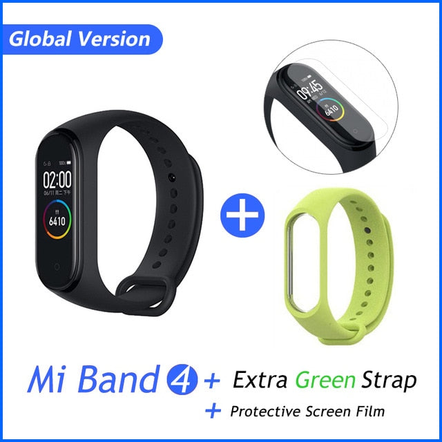 Global Version Xiaomi Mi Band 4 Smart Bracelet Miband 4 Multi language Fitness Wristband 50M 5ATM Waterproof Fitness Smartbrand