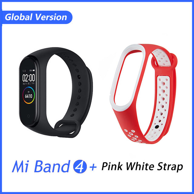 Global Version Xiaomi Mi Band 4 Smart Bracelet Miband 4 Multi language Fitness Wristband 50M 5ATM Waterproof Fitness Smartbrand