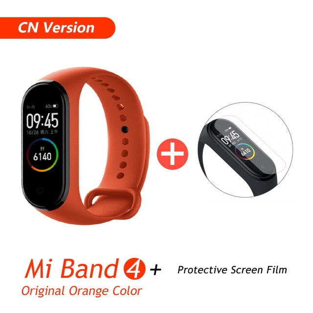 Global Version Xiaomi Mi Band 4 Smart Bracelet Miband 4 Multi language Fitness Wristband 50M 5ATM Waterproof Fitness Smartbrand