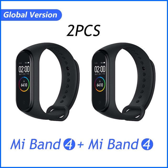 Global Version Xiaomi Mi Band 4 Smart Bracelet Miband 4 Multi language Fitness Wristband 50M 5ATM Waterproof Fitness Smartbrand
